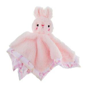 Parents Choice Pink Rabbit Bunny Plush Lovey Security Blanket